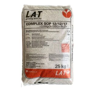 NPK 12/12/17 +2MgO+12SO₃+B+Zn - L.A.T Zemiakové Hnojivo 25 KG