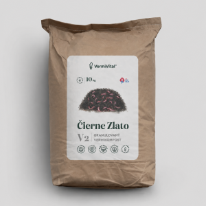 Čierne zlato / V2 Vermivital - Granulovaný vermikompost 10 kg