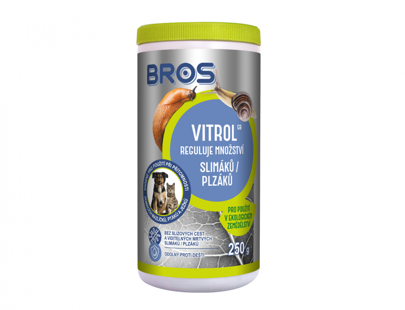 BROS VITROL GB Bio prípravok proti slimáky 250g